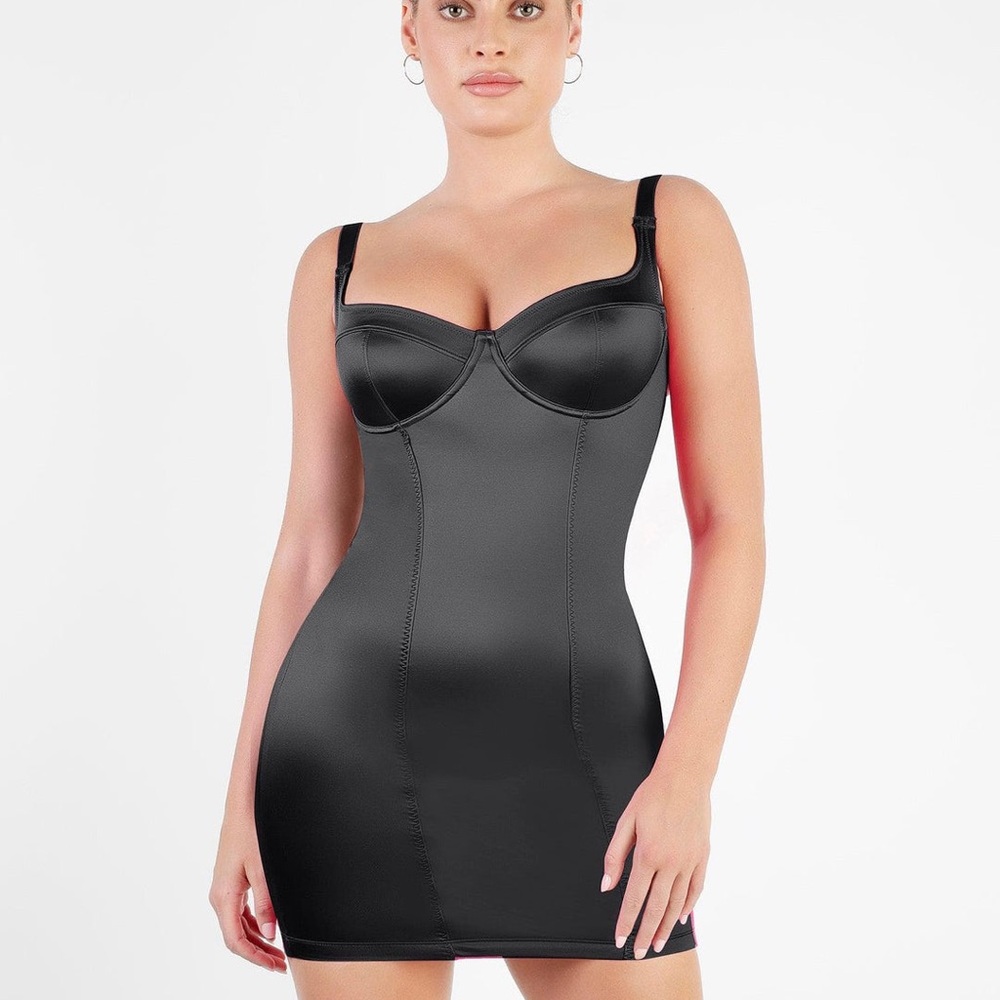 Elegant Black Women's Shapewear Dress